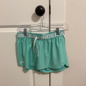 Under Armour Women's Teal Athletic Shorts